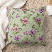 マジカルブルーハートパターン装飾用クッション クッション (ブランケット)