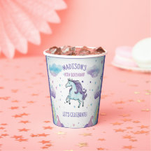 マジカルブルー&パープルユニコーン誕生日