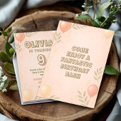 マジカルブロッサムバルーン誕生日カーニバル 招待状