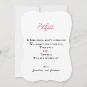 マジカルプリンセスインティアラガールズ誕生日 カスタム カード (裏面)