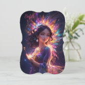 マジカルプリンセスインティアラガールズ誕生日 カスタム カード (スタンド正面)