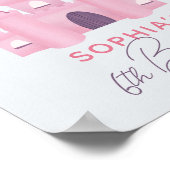 マジカルプリンセスガールズ誕生日ウェルカムサイン ポスター (角)