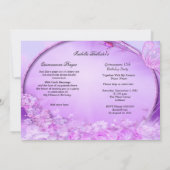 マジカルプリンセスキンセアニェラパープルハイヒール 招待状 (裏面)