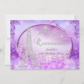 マジカルプリンセスキンセアニェラパープルピンクティアラ 招待状 (正面)