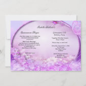 マジカルプリンセスキンセアニェラパープルピンクティアラ 招待状 (裏面)