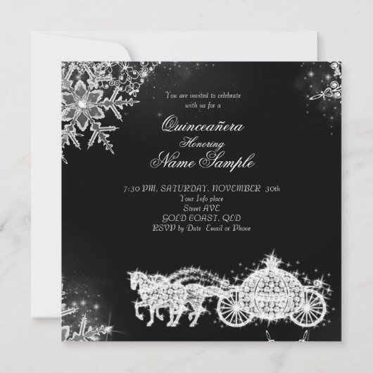 マジカルプリンセスキンセアニェラ仮装パーティー 招待状 (裏面)