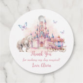 マジカルプリンセス城誕生日メッセージカード フェイバータグ (裏面)