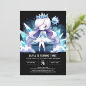 マジカルプリンセス誕生日 招待状 (スタンド正面)