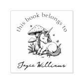 マジカルベビーユニコーントースツール&蝶ブック セルフインキングスタンプ (デザイン)