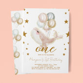 マジカルホエールガールズ1歳の誕生日 招待状