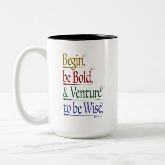 マジカルホレス引用文15oz.2トーンのマグカップ ツートーンマグカップ (左)