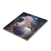 マジカルホワイトホースファンタジーアート タイル (側面)