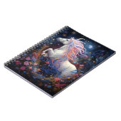 マジカルホワイトホースファンタジーアート ノートブック (左側)