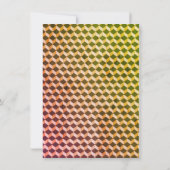 マジカルボヘミアンフェザー誕生日招待状 招待状 (裏面)