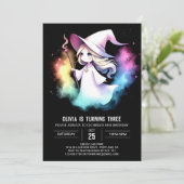 マジカルボホウィザード誕生日 招待状 (スタンド正面)