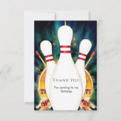 マジカルボホゲームボウリングバースデー サンキューカード (正面)