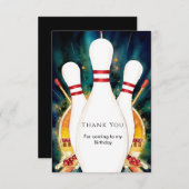 マジカルボホゲームボウリングバースデー サンキューカード (正面/裏面)