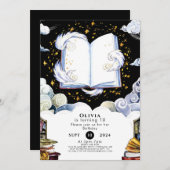 マジカルボホチルドレンズストーリーブック誕生日 招待状 (正面/裏面)