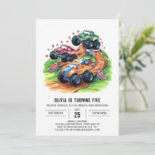 マジカルボホモンスタートラック誕生日 招待状 (スタンド正面)