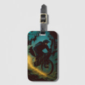 マジカルマウンテンサイクリングアドベンチャートレイルシーン ラゲッジタグ (正面縦)