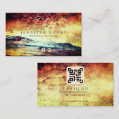 マジカルマウンテンズモノグラムの抽象芸術 名刺 (正面/裏面)