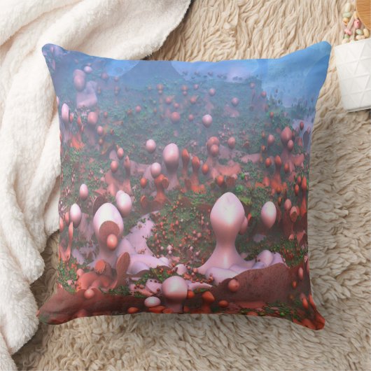 マジカルマッシュルーム装飾用クッション クッション (ブランケット)