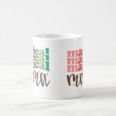 マジカルママレトログルービークリスマスホリデー コーヒーマグカップ (中央)