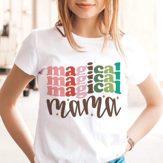 マジカルママレトログルービークリスマスホリデー トライブレンドＴシャツ