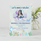 マジカルマーメイドウォーター誕生日 招待状 (スタンド正面)
