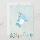 マジカルマーメイドウォーター誕生日 招待状 (裏面)