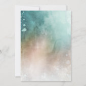 マジカルマーメイドガールズウォーター誕生日 招待状 (裏面)