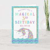 マジカルマーメイドガールズエイジ誕生日 カード (正面)