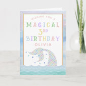 マジカルマーメイドガールズエイジ誕生日 カード (正面)