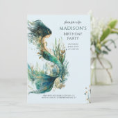 マジカルマーメイドガールズ誕生日 招待状 (スタンド正面)