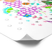 マジカルマーメイドシークリーチャー写真 パーソナライズされた ポスター (角)