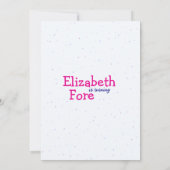 マジカルマーメイドチルドレン誕生日招待状 招待状 (裏面)