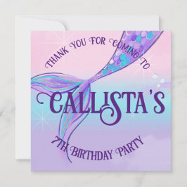 マジカルマーメイドテールサンキューカード