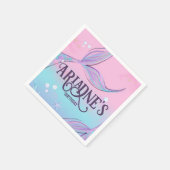 マジカルマーメイドテールパーティーナプキン スタンダードカクテルナプキン (角)