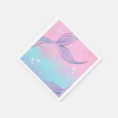 マジカルマーメイドテールパーティーナプキン スタンダードカクテルナプキン (角)