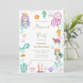 マジカルマーメイドバースデー 招待状 (スタンド正面)