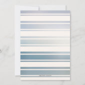 マジカルマーメイドビーチ航海のチャイルド誕生日 招待状 (裏面)