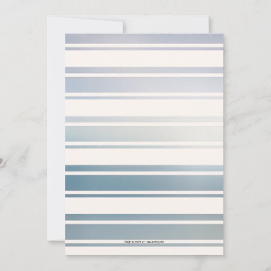 マジカルマーメイドビーチ航海のチャイルド誕生日 招待状 (裏面)