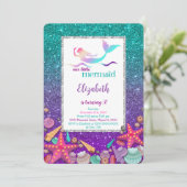 マジカルマーメイド招待状 招待状 (スタンド正面)