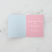 マジカルマーメイド誕生日カード カード (内部)