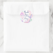 マジカルマーメイド誕生日サンキュービター ラウンドシール (バッグ)