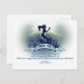 マジカルマーメイド誕生日サンキューユア ポストカード (正面/裏面)