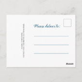 マジカルマーメイド誕生日サンキューユア ポストカード (裏面)