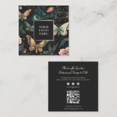 マジカルミッドナイトガーデンスクエアビジネスカード スクエア名刺 (正面/裏面)