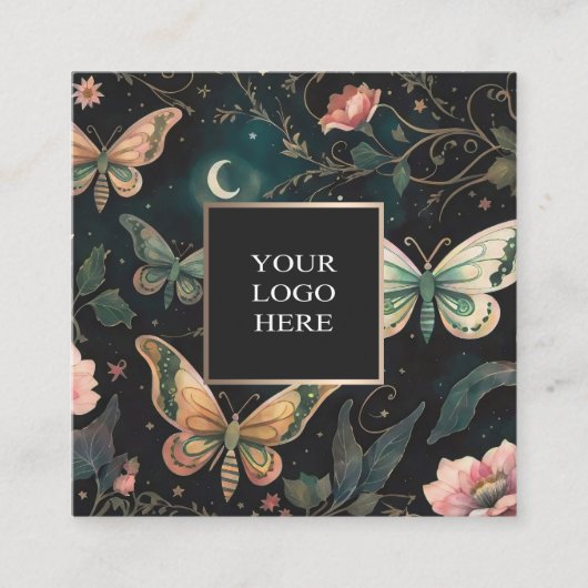 マジカルミッドナイトガーデンスクエアビジネスカード スクエア名刺 (正面)