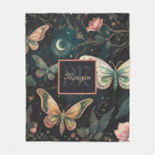 マジカルミッドナイトガーデン フリースブランケット (正面)